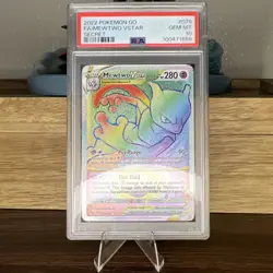 Mewtwo VSTAR Secret Rare Full Art Holo 2022 Pokemon GO PSA 10 Card #079/078 - Image 2