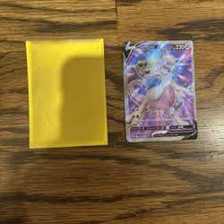 Pokemon TCG Mewtwo v Holo Ultra Rare (with card sleeve) - Image 4