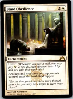 Blind Obedience - Gatecrash - 6 - LP - MTG - Image 1