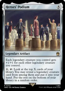 MTG Heroes' Podium [Doctor Who] Near Mint Magic - Image 1
