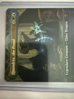 MTG Quandrix, the Proof BORDERLESS NM/M- Secrets of Strixhaven - #286 - Image 2