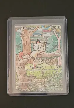 Pokemon, Meowth, #106/094 Illustration Rare, Phantasmal Flames - Image 3