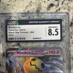 Mimikyu ex 004 Scarlet & Violet Promo Holo CGC 8.5 EX Pokemon Card - Image 2