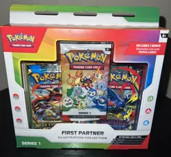 🔥 Pokemon TCG First Partner Illustration Collection Series 1 Box Sealed Promo - Image 1