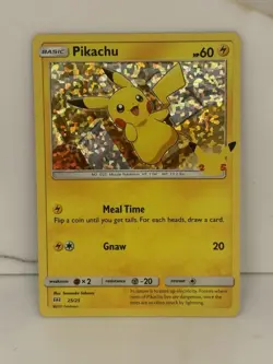 Pikachu 25/25 McDonald's 25th Anniversary Celebrations Promo Pokemon Holo NM - Image 1