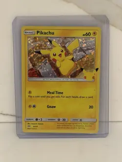 Pikachu 25/25 McDonald's 25th Anniversary Celebrations Promo Pokemon Holo NM - Image 3