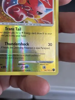 Pokemon Pachirisu Reverse Holo Rare 2008 Majestic Dawn 43/100 NM - Image 4