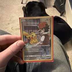 Pokemon TCG Pikachu Full Art Secret Rare Holo SM Cosmic Eclipse 241/236 70 HP - Image 1