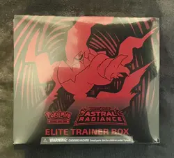 Pokemon TCG Sword & Shield Astral Radiance ETB Elite Trainer Box NEW & SEALED 820650850394 - Image 1