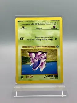 Nidoran M 1st Edition 55/102 Shadowless - Pokemon TCG Card Common - Image 2