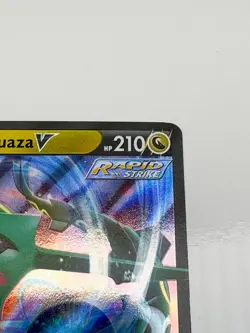 Pokemon Rayquaza V Ultra Rare 100/159 Evolving Skies Rapid Strike 210 HP NM - Image 4