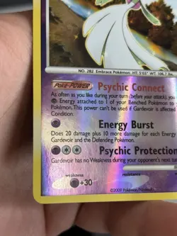 Pokemon GARDEVOIR 8/127 (Reverse Holo Rare) Platinum - NM - Image 3