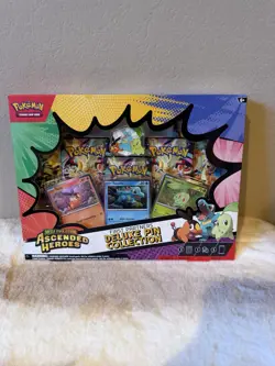 Pokemon TCG Mega Evolution Ascended Heroes First Partners Deluxe Pin Collection - Image 1