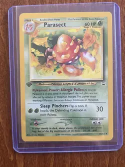 [NM] 2000 Pokemon Neo Revelation Parasect 1st Edition #35/64 Uncommon - Image 1
