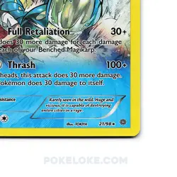 Gyarados FULL ART - 21/98 - HOLO - XY Ancient Origins - Pokemon TCG - [LP] - Image 3