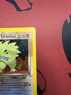 Pokemon TCG Dark Tyranitar Neo Destiny Holo Rare 11/105 HP - Image 5