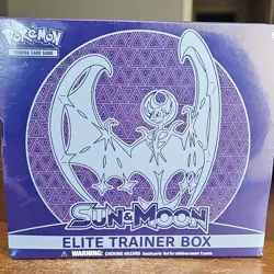 Pokemon TCG Sun & Moon Elite Trainer Box Lunala Booster English Factory Sealed - Image 1