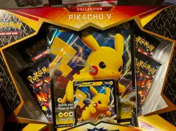 Pokemon TCG SWSH Shining Fates Pikachu V Collection Box 3 Charizard Packs - Image 2