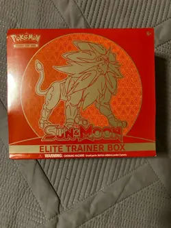 Pokemon TCG Sun Moon Base Set ETB Solgaleo Factory Sealed - Image 1