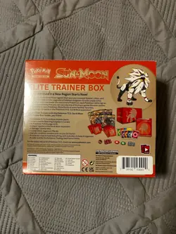 Pokemon TCG Sun Moon Base Set ETB Solgaleo Factory Sealed - Image 2