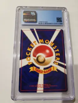 1999 Pokemon Japanese Marill Southern Islands Reverse Holo Graded CGC 8.5 WOTC - Image 3