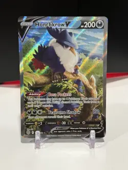 Pokemon TCG Honchkrow V Sword & Shield: Brilliant Stars 162/172 Holo Ultra Rare - Image 1