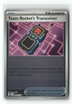 Team Rocket's Transceiver 209/217 ME: Ascended Heroes Pokemon Reverse Holo NM - Image 1