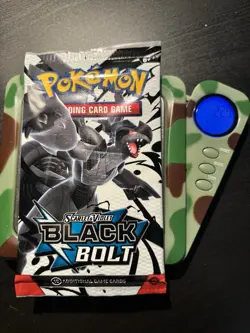 22.9g HEAVY Pokemon Scarlet & Violet Black Bolt Booster Pack New Sealed - Image 1