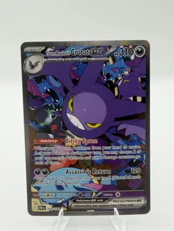 Team Rocket's Crobat ex 234/182 SIR SV: Destined Rivals NM, Ships Quickly - Image 1
