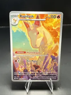 Pokemon Rapidash 189/182 Sv10: Destined Rivals Holo A - Image 2