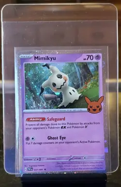 Mimikyu 037/091 Cosmos Holo Trick or Trade 2024 Pokemon TCG - Image 1