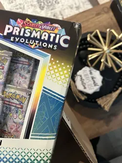 Pokemon Prismatic evolutions Premium Collection Box Sealed 14 Booster Packs - Image 2