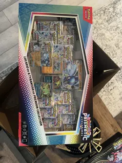 Pokemon Prismatic evolutions Premium Collection Box Sealed 14 Booster Packs - Image 3