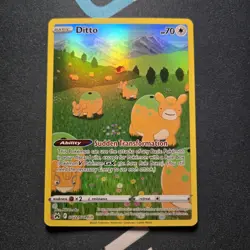 Ditto GG22/GG70 Crown Zenith: Galarian Gallery Holo Pokemon TCG - Image 1
