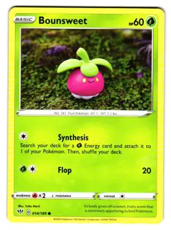 Bounsweet 014/189 Common Darkness Ablaze Pokemon Near Mint - Image 1