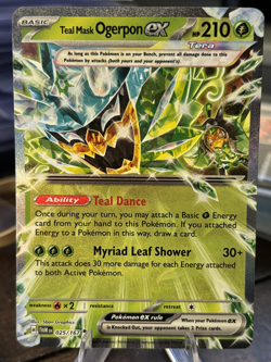 Pokemon Teal Mask Ogerpon EX 025/167 - Image 1