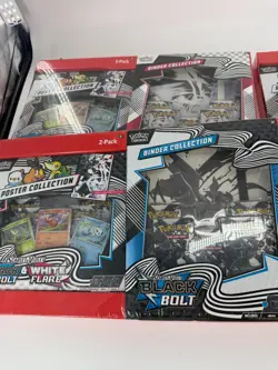 Pokemon Black & White Poster & binder Collection Box Lot of 4 Sam’s Club NIB - Image 4