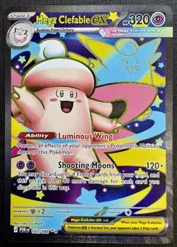 Mega Clefable Ex 103/88- Perfect Order: ME03 - ULTRA RARE - 2026 Pokemon TCG - Image 1