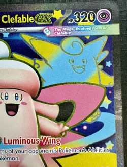 Mega Clefable Ex 103/88- Perfect Order: ME03 - ULTRA RARE - 2026 Pokemon TCG - Image 2
