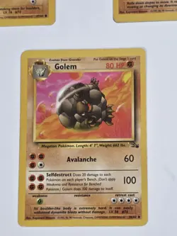 Geodude, Graveler & Golem Fossil Set Pokemon TCG - Image 3