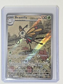 2026 Pokemon Beautifly 219/217 Illustration Rare Holo Ascended Heroes - Image 1