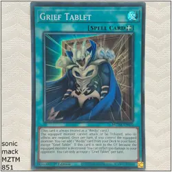 Grief Tablet - MZTM-EN032 - Super Rare 1st Edition Yugioh - Image 1