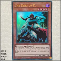 The King of D. - MP25-EN267 - Ultra Rare 1st Edition Yugioh - Image 1