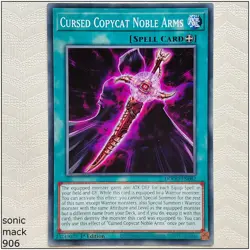 Cursed Copycat Noble Arms - DOOD-EN082 - Common 1st Edition Yugioh - Image 1