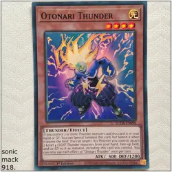 Otonari Thunder - SUDA-EN098 - Super Rare 1st Edition Yugioh - Image 1