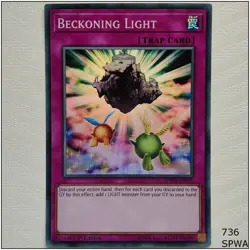 Beckoning Light - SPWA-EN057 - Super Rare 1st Edition Yugioh - Image 1