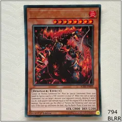 Pyrorex The Elemental Lord - BLRR-EN069 - Ultra Rare 1st Edition Yugioh - Image 1