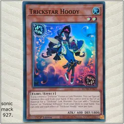 Trickstar Hoody - MZTM-EN025 - Super Rare 1st Edition Yugioh - Image 1