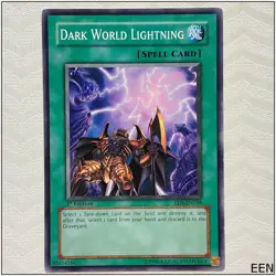 Dark World Lightning - EEN-EN038 - Common 1st Edition Yugioh - Image 1
