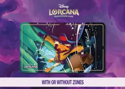Disney Lorcana Playmat - Negaduck - Public Enemy Number One - Winterspell - Image 1